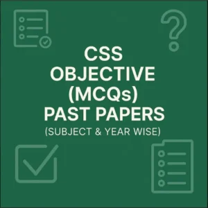 CSS-Past-Papers-MCQs
