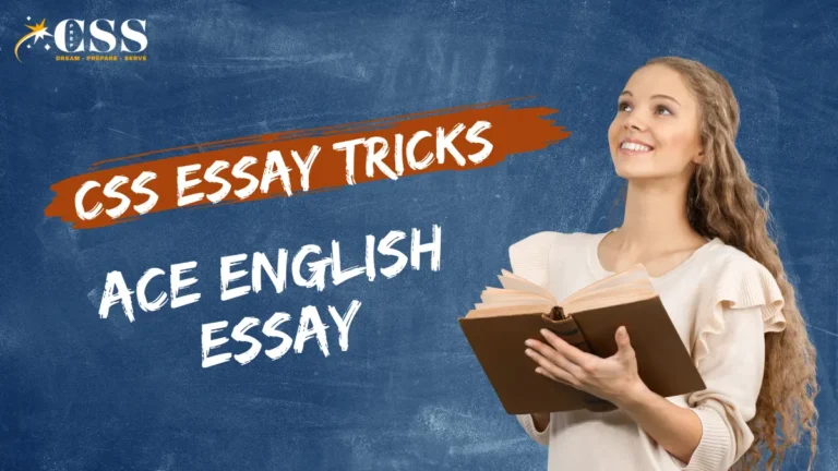 CSS Essay Tricks: The Proven 4-Step Strategy to Score 60+ (FPSC Focus) 1 CEE Essay Tricks